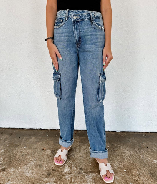 Tracey cargo denim
