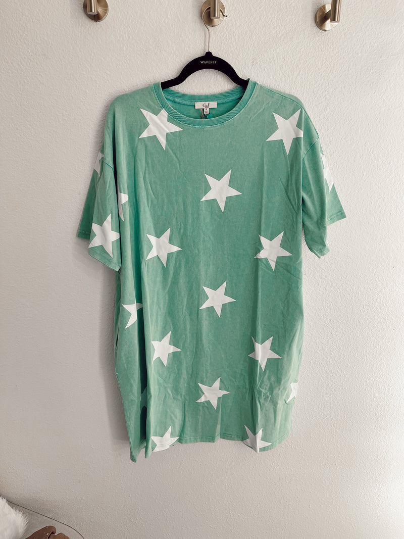 Green Star Dress