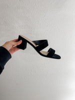 Black mini heel