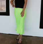 Lime Midi Skirt